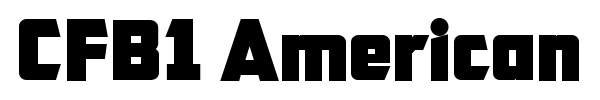 CFB1 American Patriot font preview